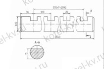 Валик соединительный 00.4105.013 401.4.05
