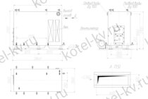 Котел на дровах 700 КВт чертежи